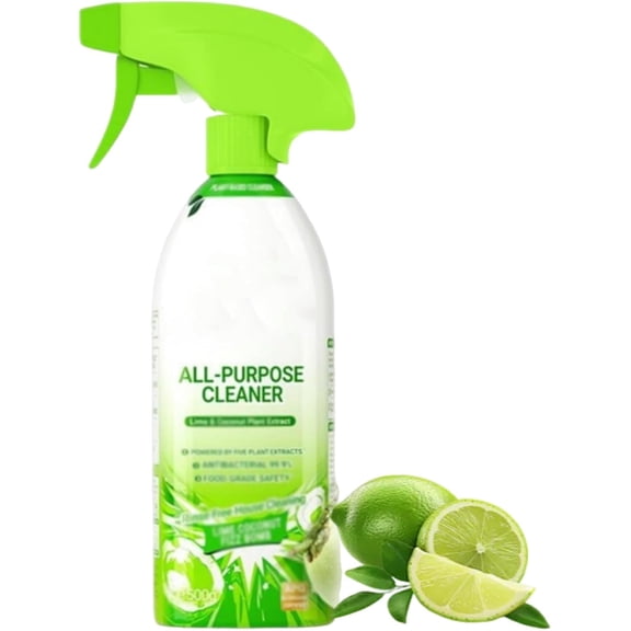 Cleanways All Purpose Cleaner, 500ml Multipurpose Cleaner for House Cleaning Supplies, Plant-Based Power Cleaner Liquid Spray for Kitchen, Bathroom, Quick-Easy Stain Removal