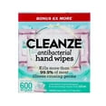 thumbnail image 1 of Cleanze Antibacterial Hand Wipes -6x100ct individual packs, 1 of 5