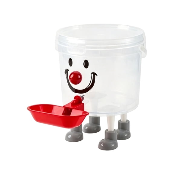 Clear 1 Pack Food Grade Large Capacity Automatic Pet Water Dispenser Anti Spill Anti Tip Self Refilling Water Bowl Easy Install Clean for Dogs Cats Indoor Outdoor Camping Use
