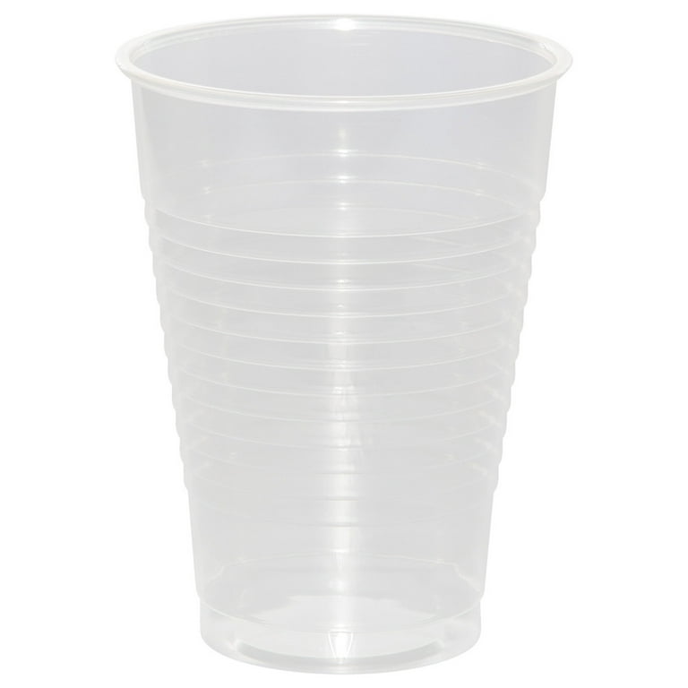10 oz. Premium Clear Hard Disposable Plastic Cups. - 200 ct.