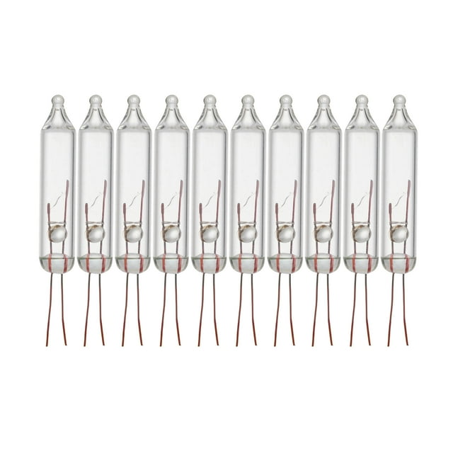 Clear 2.5Volt Mini Replacement Christmas Bulbs, 10Pack, Holiday Time