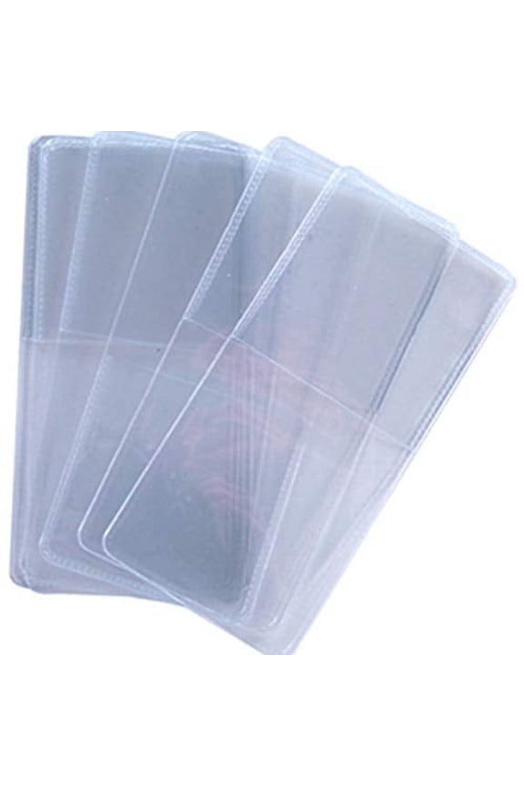 Clear 2" x 2" Unplasticized Coin Flips, Safe for Long Term Storage, 25 Pack