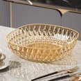 thumbnail image 1 of Clear 20x20cm Plastic Serving Bowl, Transparent Fruit & Snack Dish for Living Room, Table & Kitchen, 1 of 6