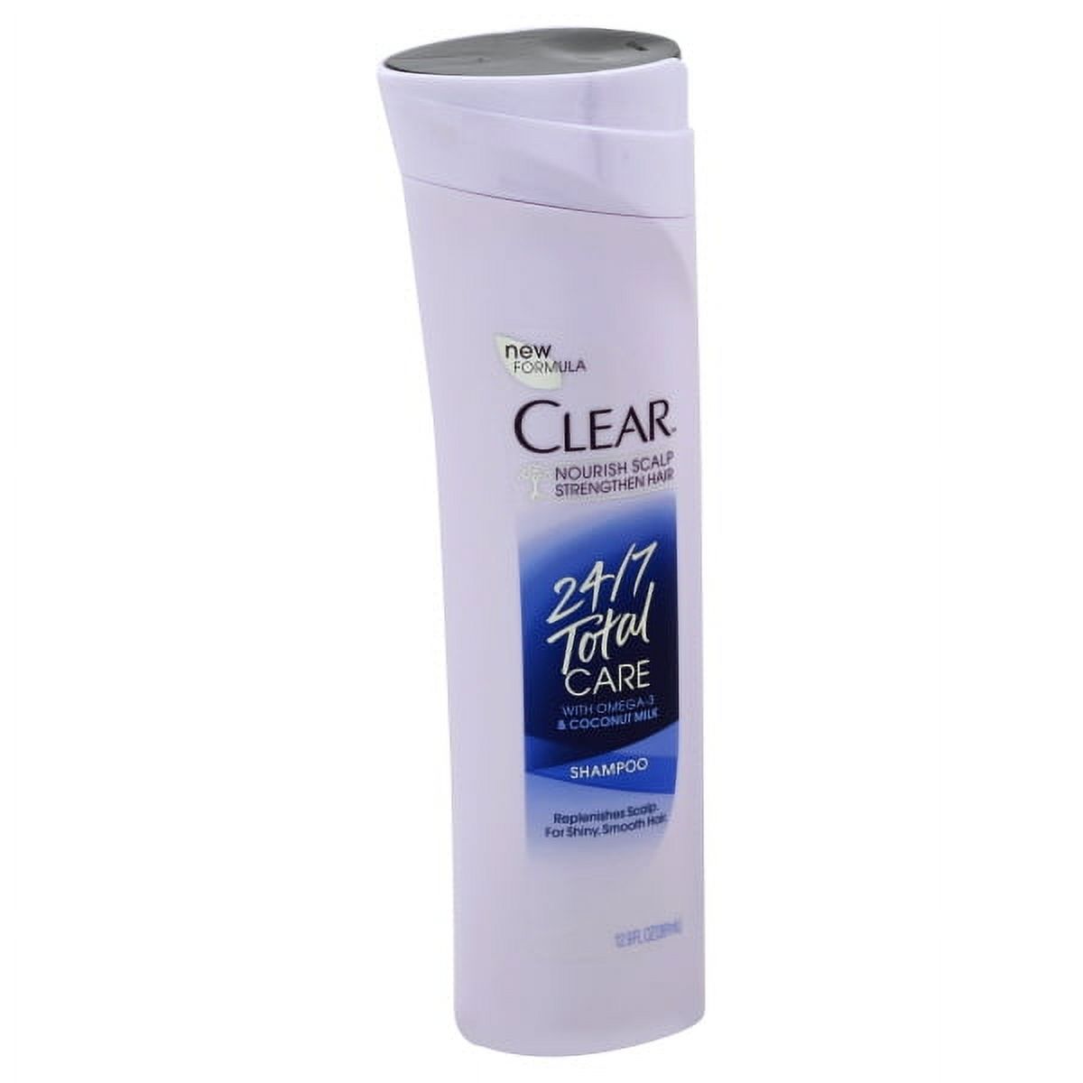 Clear 24/7 Total Care With Omega-3 Coconut Milk Shampoo 12.9 oz - image 1 of 5
