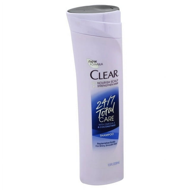 Clear 24/7 Total Care With Omega-3 Coconut Milk Shampoo 12.9 oz