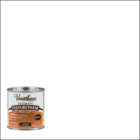 Clear, 275 VOC, Varathane Ultimate Gloss Polyurethane Oil-Based-242175H, Half Pint, 4 Pack