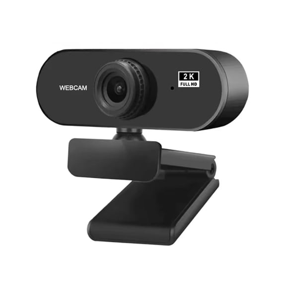 Clear 2K 1080P 720P 480P Webcam with Auto Focused and Builts In Microphones for Video Chats and Virtual Conferences