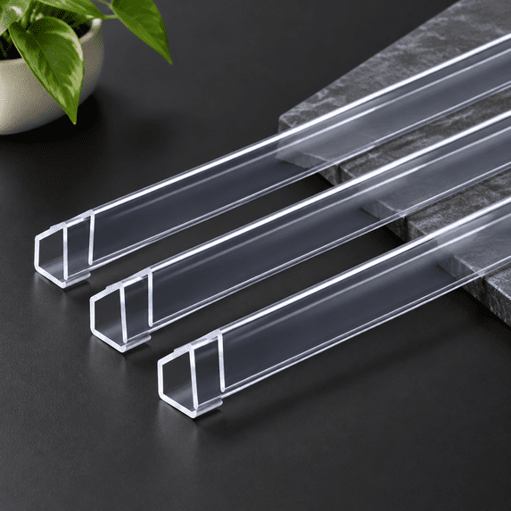 Clear 3/4 x 3/4 x 48 Inches 10 Pack Vinyl Wall Corner Guards - Walmart.com