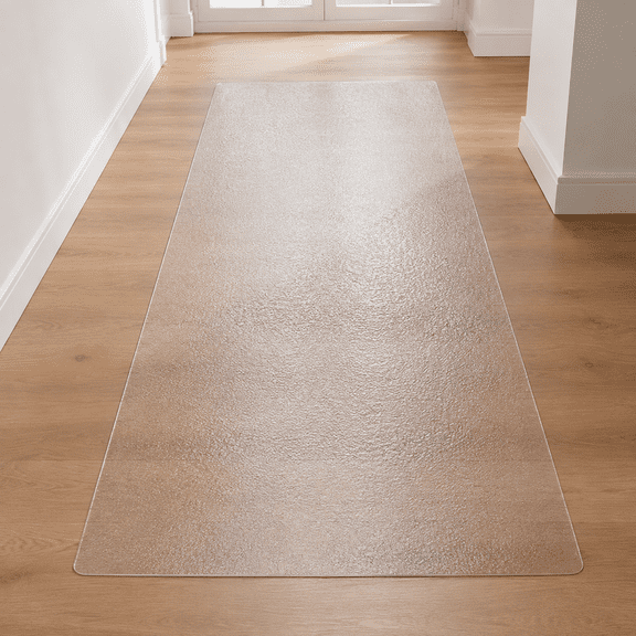 Clear 3'x10' Vinyl Carpet Protector Runner for Hallways and High-Traffic Areas