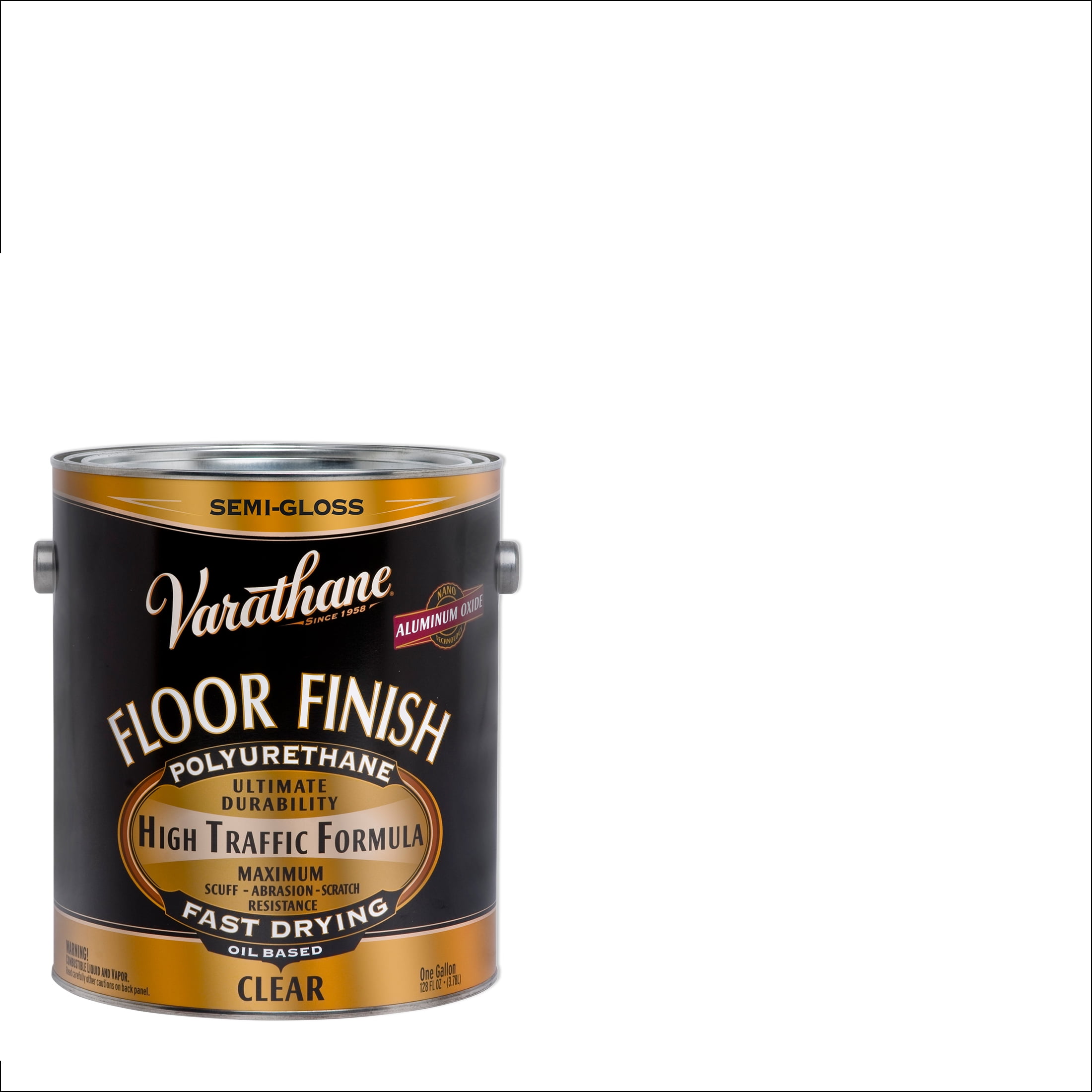 2 Pack, Clear(350 Voc), Varathane Classic Floor Finish ( Oil-Based) Semi-Gloss - 214551, Gallon