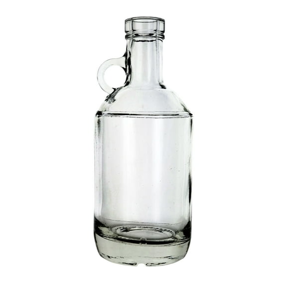 Clear 375ml Moonshine Bottle Single (19.5mm CK Finish) Single Bottle