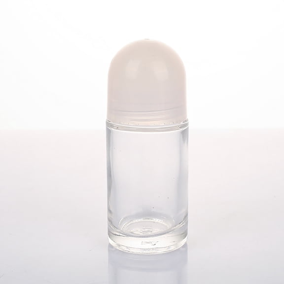 Clear 50Ml Empty Glass Roller Bottle For Essential Oil And Serum