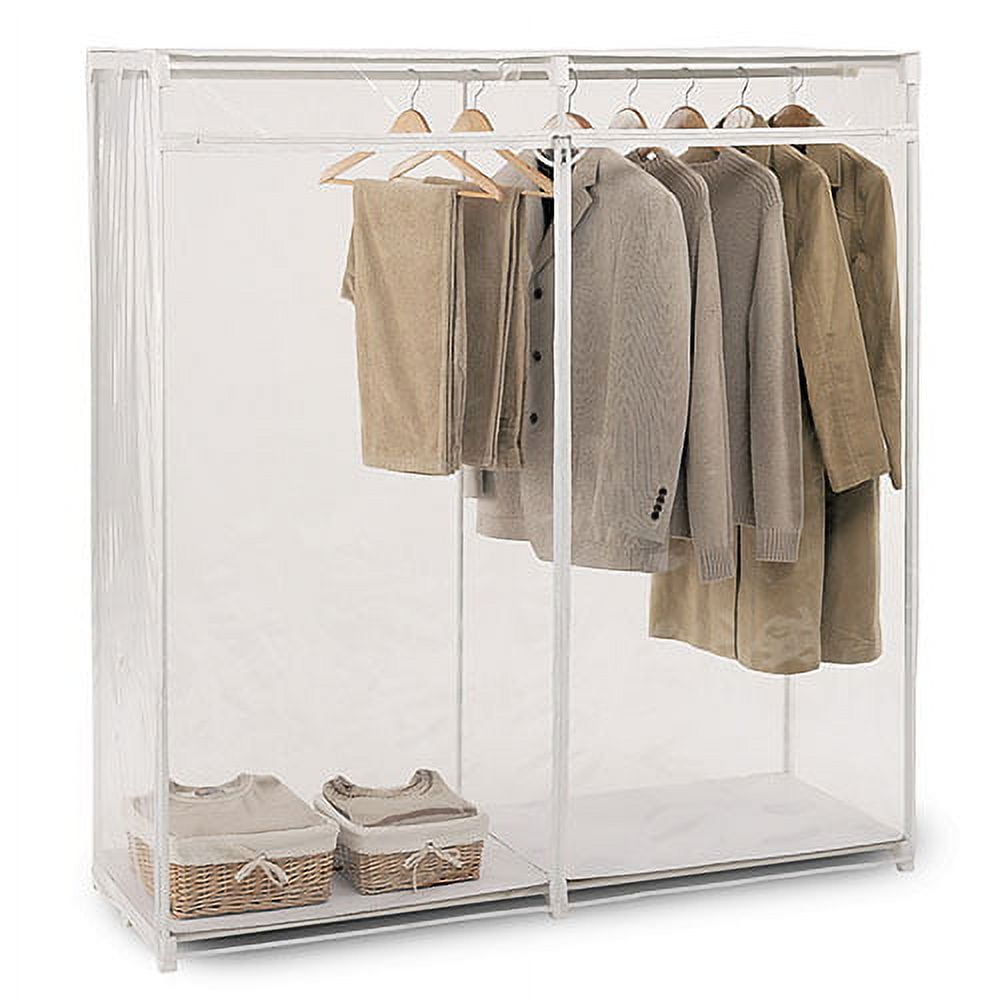 Clear 60Inch, Storage Wardrobe