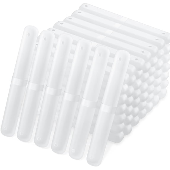 Clear 60 Plastic Toothbrush Covers Portable Travel Protector Cases