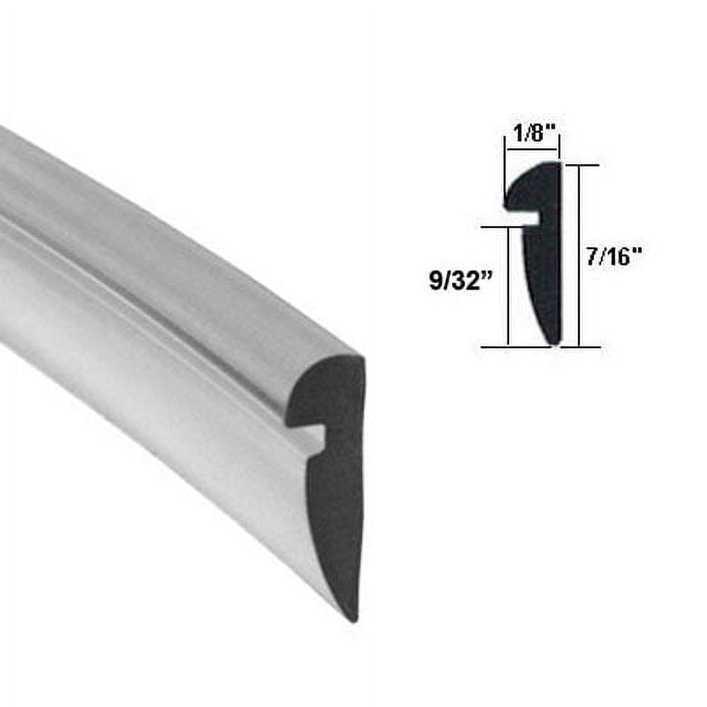 Clear 7/16" Wide Glazing Spline 18 ft Roll