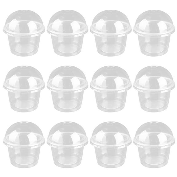 Clear 8 oz Fruit Cups with Lids - 20/150 Pack