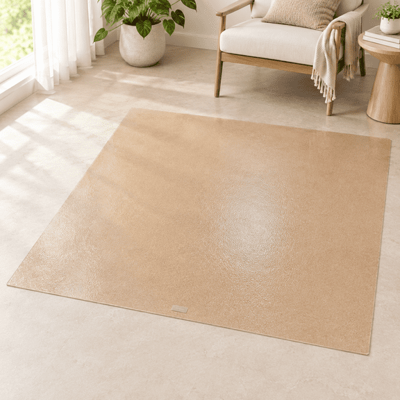 Clear 8'x10' Runner Rug Plastic Floor Protector for Indoor Use