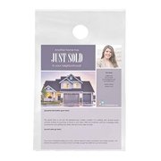 TEVIROOM Clear 9 1/2" x 15" Plastic Poly Door Knob Hanger Bags for Flyers Promotions Marketing Mail Newspaper Hanging Bags Protect from Rain, Snow and Other Weather (300)