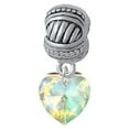 thumbnail image 1 of Clear AB Crystal Heart - Large Rope with Cross Beads Charm Bead, 1 of 1