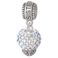 thumbnail image 1 of Clear AB Crystal Sparkle Spinner - Sister Charm Bead, 1 of 1
