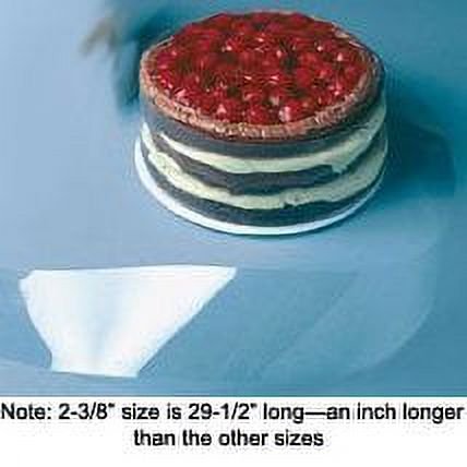 Clear Acetate Cake Collar, Pack of 200 - 2-1/2" x 28-1/2"