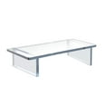 thumbnail image 1 of Clear Acrylic 22"W x 10"D x 6"H 1/2" Thick Deluxe Riser w/ Bumpers, 1 of 7