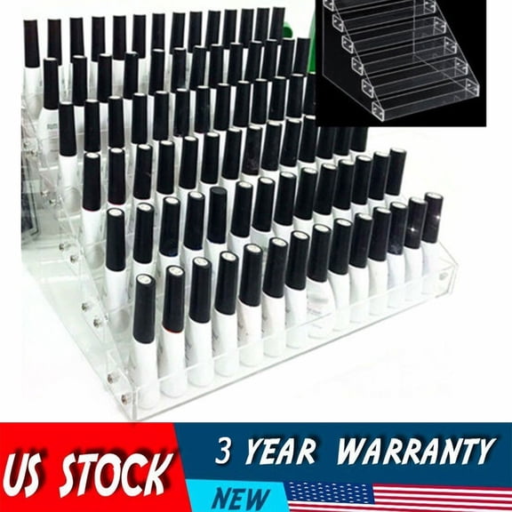 Clear Acrylic 6-Tiers Display Shelf Showcase for Action Figure Bauble Cosmetics