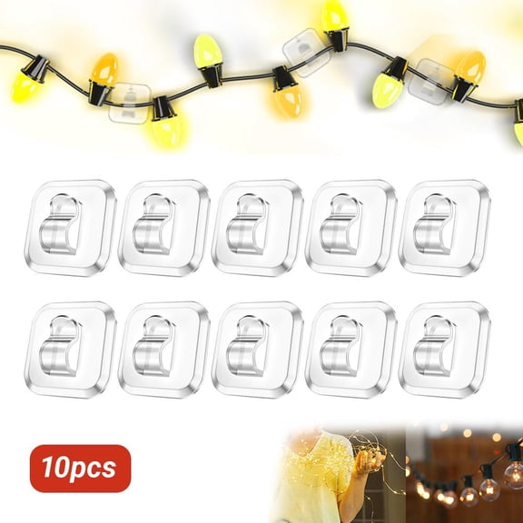 Clear Acrylic Adhesive Hook For Wall Mounting With 1 Kg Weight Capacity And Tool-Free Installation