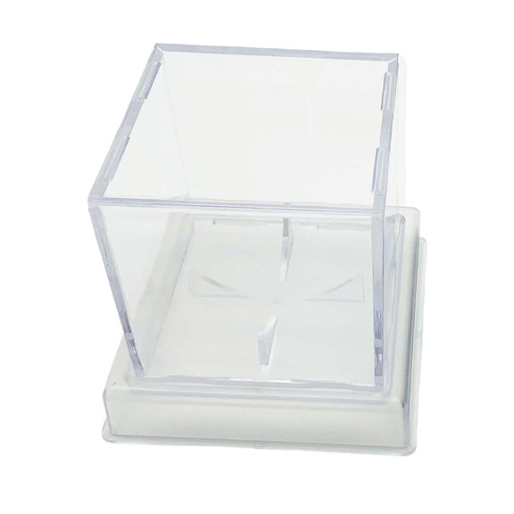 Clear Acrylic Baseball Box Tennis Ball Protect Storage Box Acrylic Storage Box Showcase Square Boxes for Official Size Ball Baseball Holder Clear Bottom Bracket