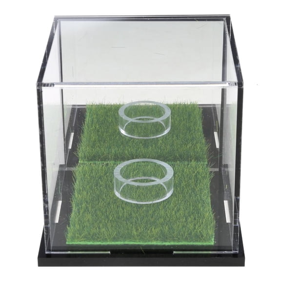 Clear Acrylic Baseball Display Stand Square Storage Box Golf Balls Display Case