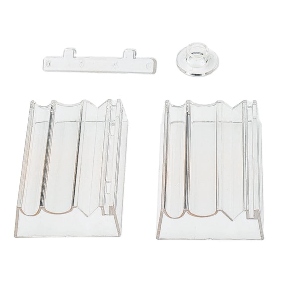 Clear Acrylic Beads Maker Soft Clay Bead Rolling Roller Tool Circular Oval Rhombus Shaped Handmade Making Tool