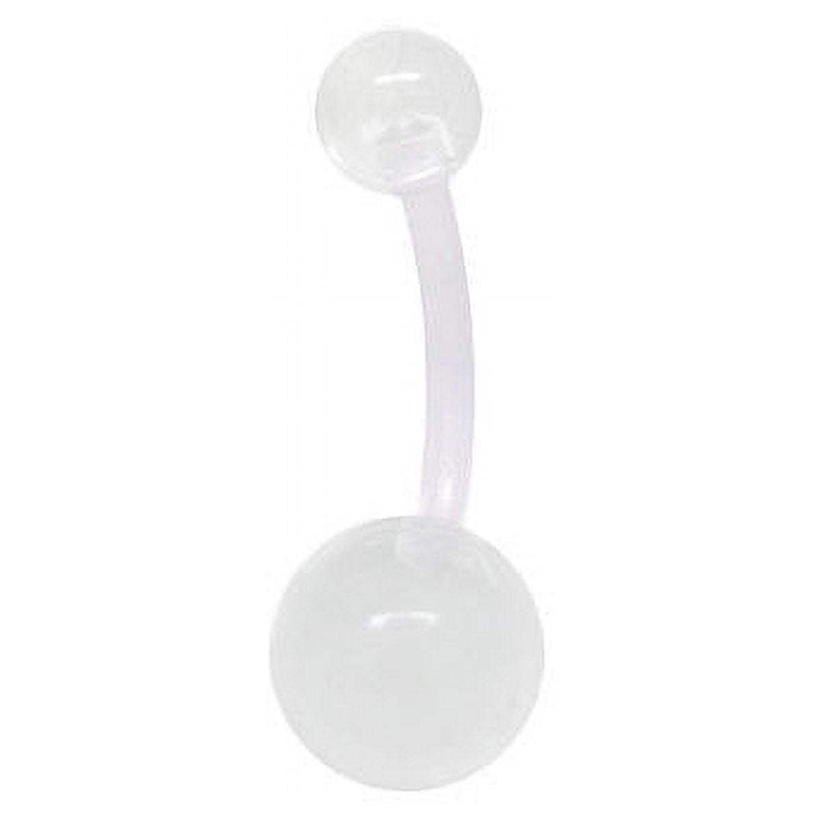 Clear Acrylic Belly Button Navel Retainer