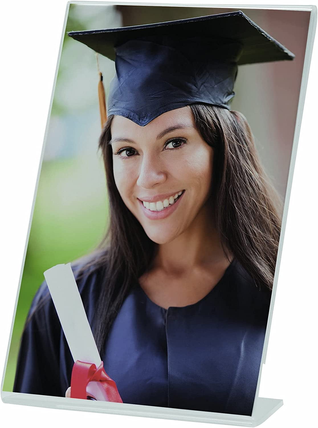 Clear Acrylic Bent Easel 4" x 6" Picture Frames - Pack of 50