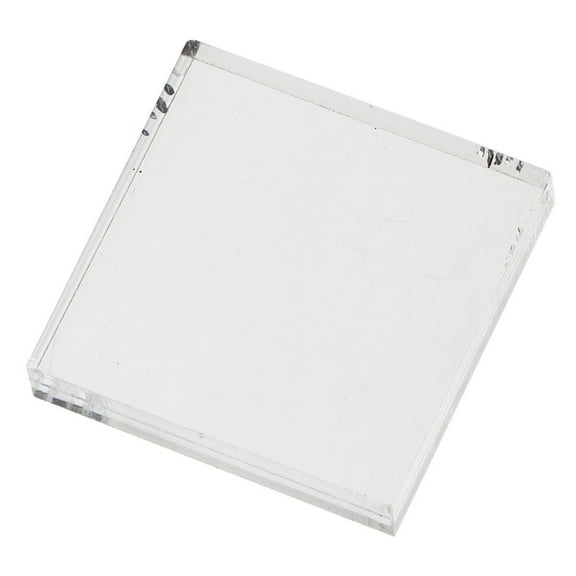 Clear Acrylic Block Stamping Block for Card Making Emboss Craft Tool 5x5cm