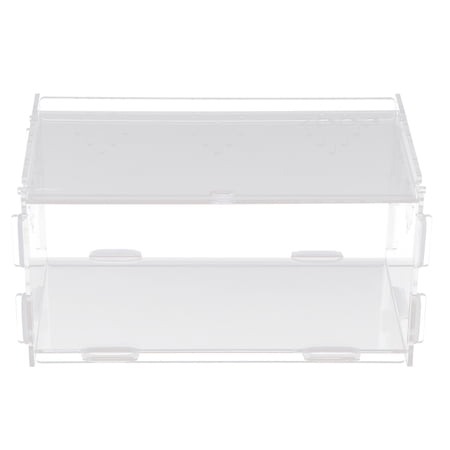 Clear Acrylic Box Reptile Transport Breeding Live Feeding Box#8x12x11cm