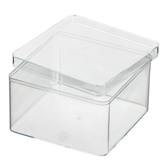 Clear Acrylic Boxes 4.25"X4.25"X2.25" 16 Pack