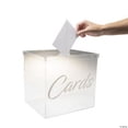 thumbnail image 1 of Clear Acrylic Card Box, Wedding, Home Decor, 1 Piece, 1 of 1