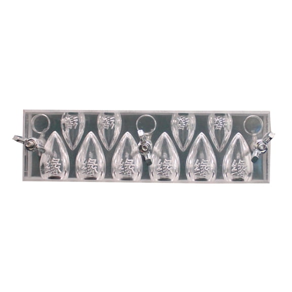 10 Holes Cone Mold Crafting Mold Clear Acrylic Cone Molds for Resin Casting Cone Candle Soap Making