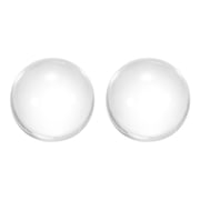 Uxcell Clear Acrylic Contact Juggling Ball - 2 3/8" 2 Pack