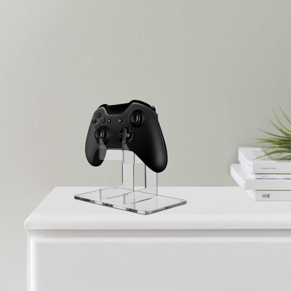 YOSADIER 1Set Desk Controller Holder Acrylic Elegant Design for Gaming Space Display