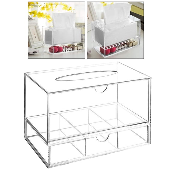 Clear Acrylic Cosmetic Organiser Display Table Storage Stand for Make Up, for your Favourite Eye Shadows, Blushers Cosmetics and Make Up