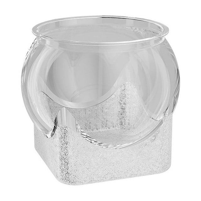 Clear Acrylic Desktop Fish Tank, Small Pet Habitat, Shatterproof Plastic, Modern Minimalist Design, for Home office, Compact 5-Gallon Capacity, Easy Maintenance, Aquarium Decor, office SouMaox
