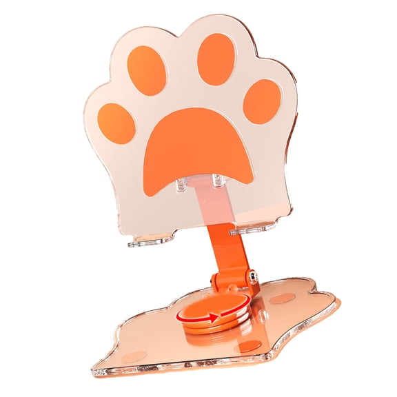 Clear Acrylic Desktop Stand Foldable clear Tablet Holder Adjustable Acrylic Stand for Secure Device Placement