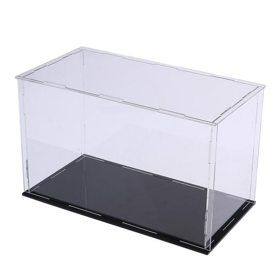 Clear Acrylic Display Box Dustproof Case , Clear, 23x13x13cm