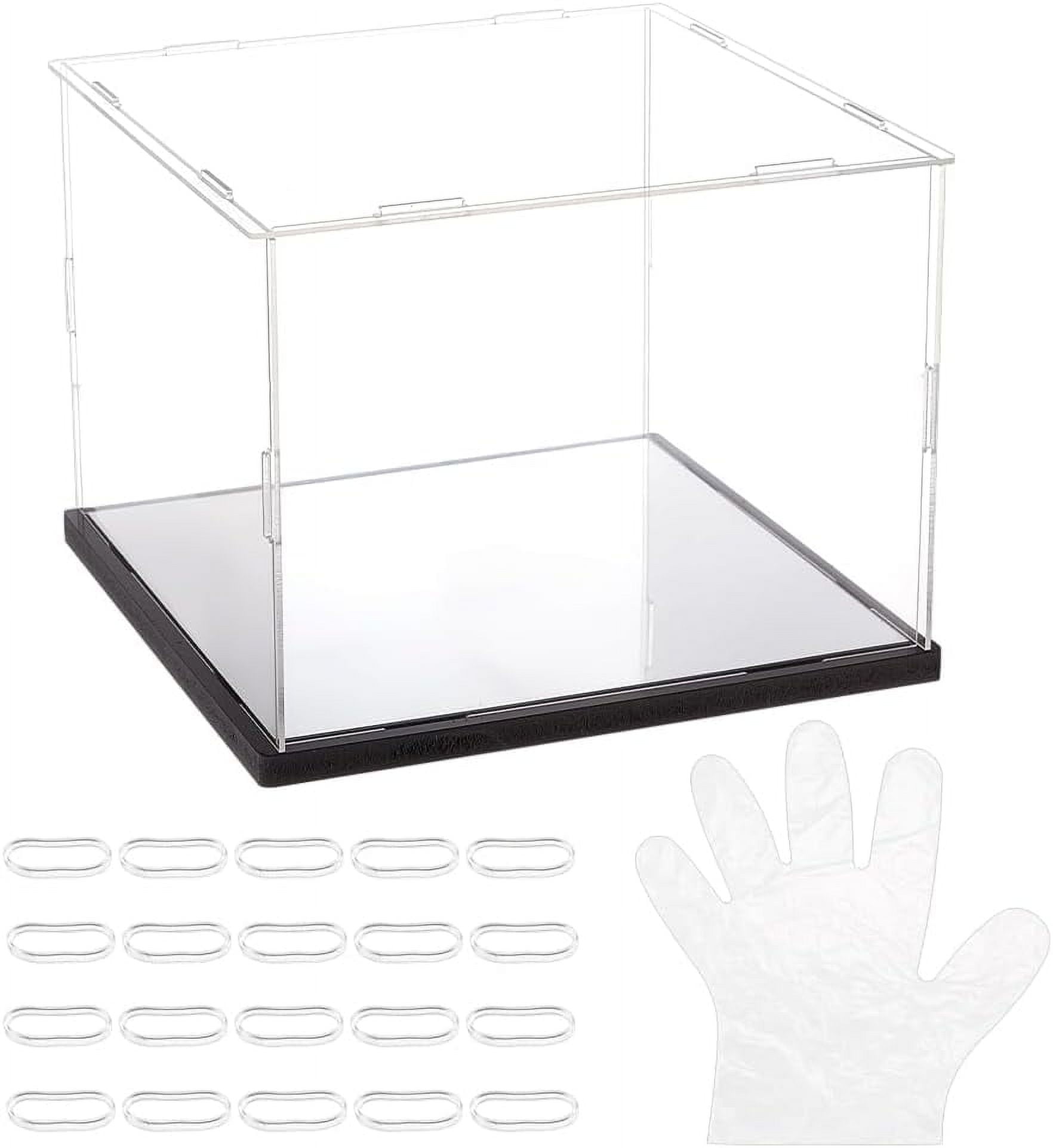 Clear Acrylic Display Case 8.4x8.4x6.5inch Baseball Cap Display Box ...