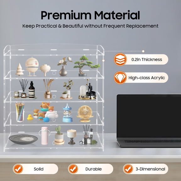 Clear Acrylic Display Case Bakery Pastry Display Case, Retail Counter Display
