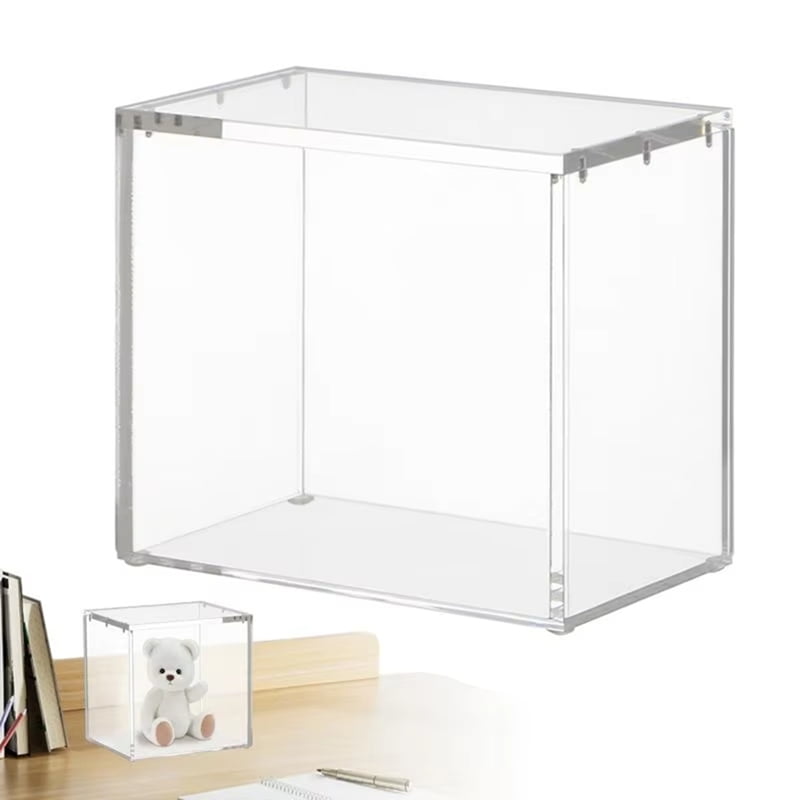 Clear Acrylic Display Case Collectibles Display Stands Clear Storage ...