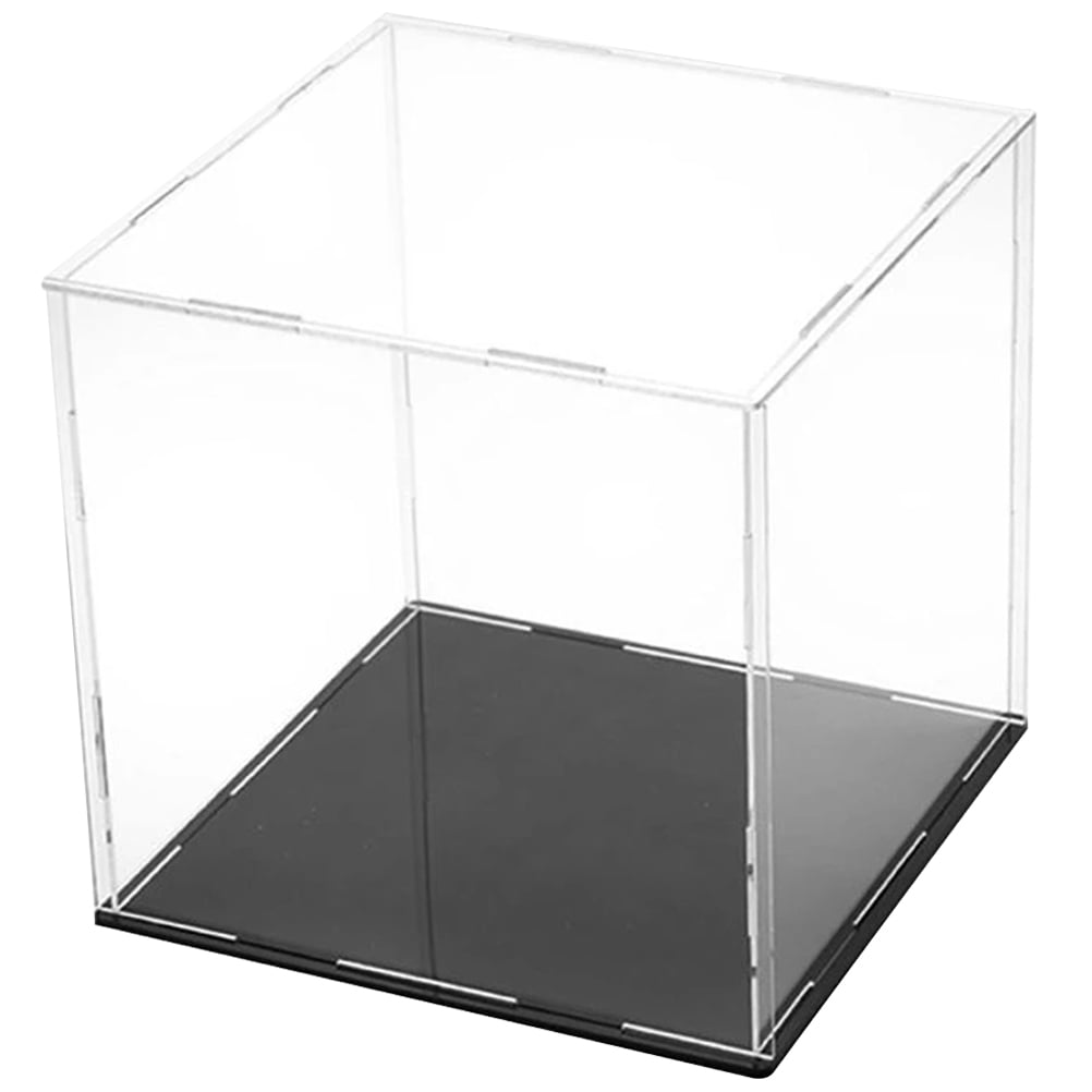 Clear Acrylic Display Case Countertop Display Box Protection Showcase ...