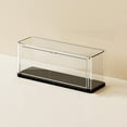 thumbnail image 1 of Clear Acrylic Display Case for Figures Stackable Plastic Display Case Dust Proof Figurine Storage Box Transparent Doll Collection Showcase with Removable Compartments, 1 of 5