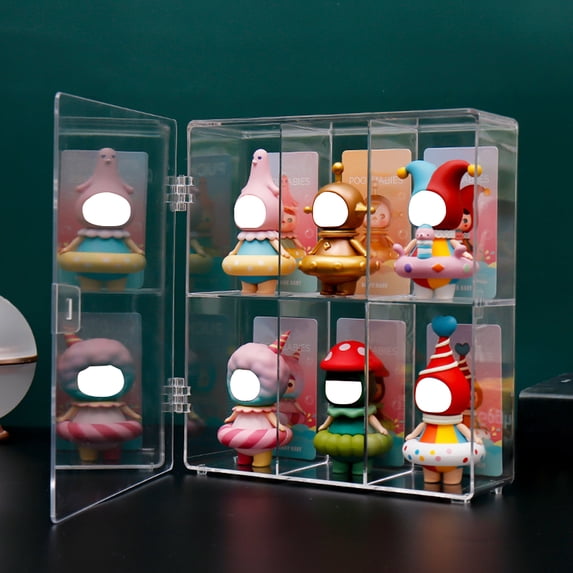Clear Acrylic Display Case Storage Organizers Box For Collectibles ...